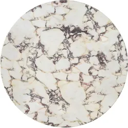Androgyne Calacatta Viola Tischplatte für Kafeetisch 65 cm aus Marmor