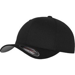 Flexfit® Wooly Combed Bacecap mit Flexband für eine optimale Passform, black, Youth