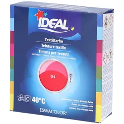 Ideal® Maxi Textilfarbe No04 Fuchsia für Baumwolle, Leinen, Jute & Viskose