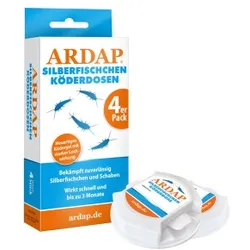 ARDAP Silberfischchen Köderdose 4er Pack