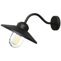 Elstead Lighting Klampenborg Wandleuchte, E27, KLAMPENBORG-BK,
