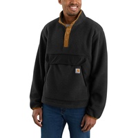 CARHARTT Relaxed Fit, Fleece PULLOVER - Schwarz - L