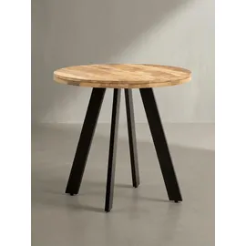 KADIMA DESIGN Esszimmertisch 80 x 75 x 80 cm braun