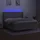 vidaXL Boxspringbett mit Matratze & LED Hellgrau 180x200 cm Stoff