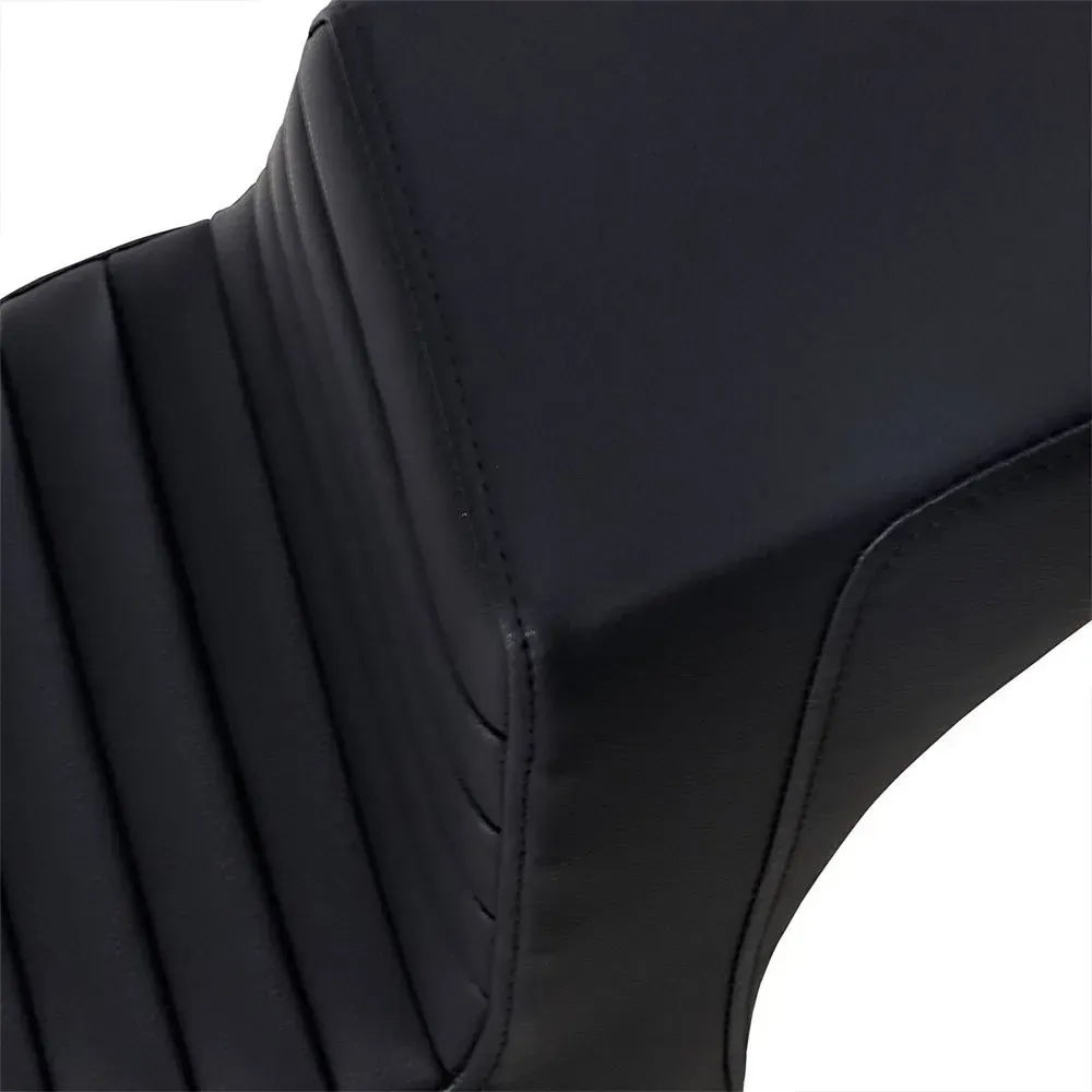 Saddlemen Indian Scout Bobber Step Up Tuck And Roll Motorradsitz - Black - 2018-2019
