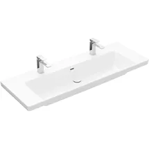 Villeroy & Boch Subway 3.0 130x47cm, eck., m 2 HL/mit ÜL, weiß
