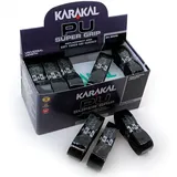 Karakal PU Super Grip schwarz Basis-Griffbänder - 24er Box