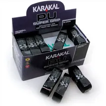 Karakal PU Super Grip schwarz Basis-Griffbänder - 24er Box
