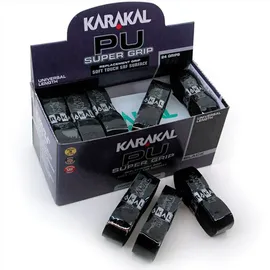 Karakal PU Super Grip schwarz Basis-Griffbänder - 24er Box