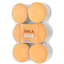 Papstar Flavour by GALA Maxi Duftlichte 58 mm 144 St. orange