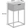 Actona Nachtschrank Mitra 40 x 30 x 61,5 cm Schwarz