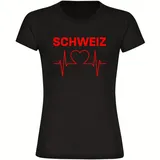 multifanshop Herzschlag Schwarz XL