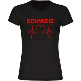 multifanshop Herzschlag Schwarz XL