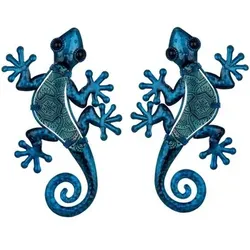 Signes Grimalt  Statuetten und Figuren Figur Eidechsen 2 Einheiten  in Blau, Einheitsgrösse