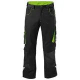 Fortis H-Bundhose 24, schw./limegreen, Gr. 28
