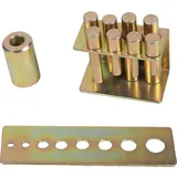 KS Tools performance Druckdorn-Satz für Hydraulik-Werkstattpresse, 8-tlg