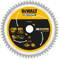 DEWALT XR EXTREME Kreissägeblatt Handkreissäge Extra feine Schnitte - DT99564-QZ