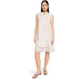 Cartoon Druckkleid Kurz Beige 38