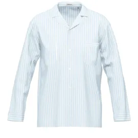 Seidensticker Pyjama in Blau - Gr.: 3XL