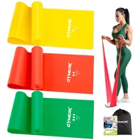 gymerk Fitnessbänder Gelb/Grün/Rot
