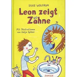 Leon zeigt Zähne