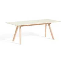 Tisch CPH30 ausziehbar soaped oak - off-white linoleum 160 cm L