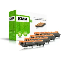 KMP Kompatibel zu Brother B-T58V Multipack Schwarz/Cyan/Magenta/Gelb