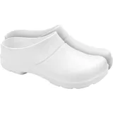 Lemigo leichte Eva Clogs Gartenclogs Gartenschuhe Bio Comfort (44, weiß) - 44 EU