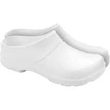Lemigo leichte Eva Clogs Gartenclogs Gartenschuhe Bio Comfort (44, weiß) - 44 EU