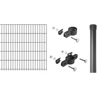 GAH Alberts Einstabmatten Komplettset 1,0 x 10 m anthrazit