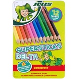 Jolly SUPERSTICKS DELTA Buntstifte farbsortiert, 12 St.