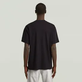 G-Star Regular Fit T-Shirt mit Logo-Detail, Black, S