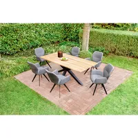 Niehoff Alto Gartentisch 200 x 95 x 76 cm Braun