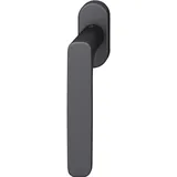 FSB Fenstergriff 34 1289 ovale Rosette, Aluminium schwarz matt