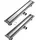 EMKE Emke, Duschrinne Edelstahl Komplettset Siphon mit Geruchsstop Haarsieb 600cm (600 mm)