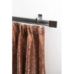 Gardinenstange GARESA "Inline", silber (edelstahlfarben), L:200cm, Gardinenstangen