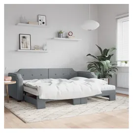 vidaXL Tagesbett 100 x 200 cm Hellgrau