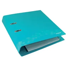 Donau Elektronik DONAU FLIP faltbar Ordner türkis stabile Pappe 7,5 cm DIN A4