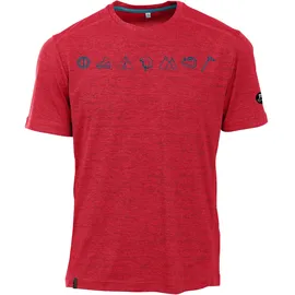Maul Sport Grinberg - 1/2 T-Shirt+Print, red 94, 56