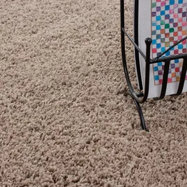 Ayyildiz Dream Shaggyteppich Ø 80 cm beige