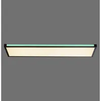 just light. MARIO 2 LED-Deckenleuchte 100 x 25 cm schwarz