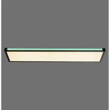 just light. MARIO 2 LED-Deckenleuchte 100 x 25 cm schwarz