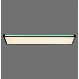 just light. MARIO 2 LED-Deckenleuchte 100 x 25 cm schwarz