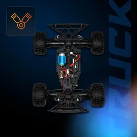 Overmax RC-Auto Hooligan 1:10 4CH RTR blau