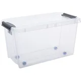 PLAST TEAM Vertriebs GmbH Aufbewahrungsbox PROBOX 70 l 1-tlg. Transparent