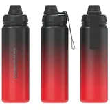 Coocazoo Edelstahl Trinkflasche Gradient Red 0,7 l