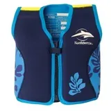 Kinder-Schwimmlernhilfe Aus Neopren, Navy/Blue Palm, Konfidence Jacket Größe: 12-16 kg (18Monate-3 Jahre), Brustumfang 56 CM