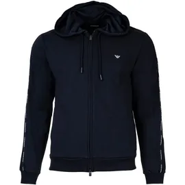 Emporio Armani Basic Terry Sweatjacke Herren Blau M