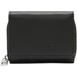 Geldbörse LIEBESKIND BERLIN "Purse WALLETS M Tokyo Sheep", schwarz, Leder, Kleinlederwaren