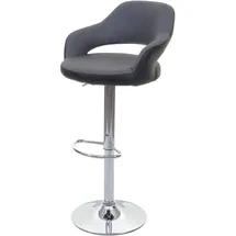 MCW Barhocker F16 45 x 45 x 100 cm Grau/Schwarz